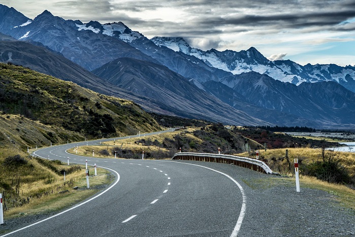 Cycling across New Zealand